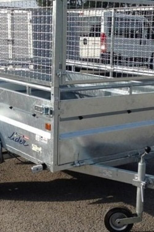 Remorque LIDER robuste – 1 essieu – PTAC 750 kg