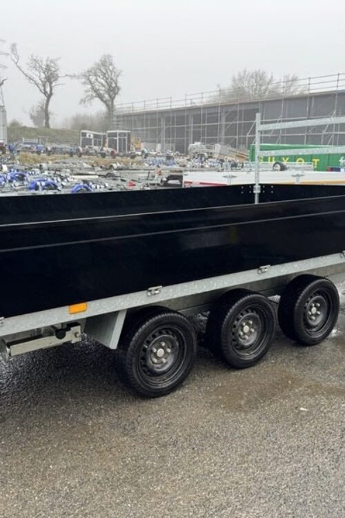 Benne Tri-essieux HENRA KP354020TR – 4,01 x 2,02 m – PTAC 3 500 kg